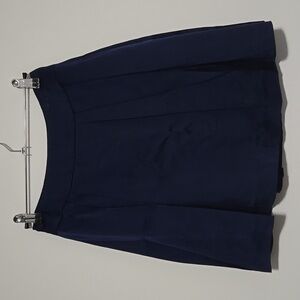 Vintage Jacob Navy Silk Mini Skirt
